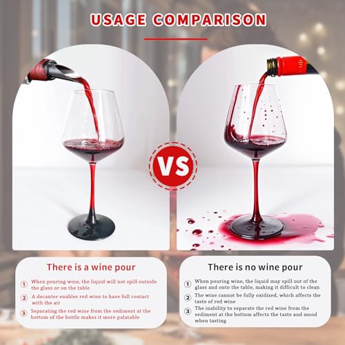 Rabbit Wine Opener Set with Corkscrew, Foil Cutter & Accessories - Stainless Steel Lever Bottle Opener