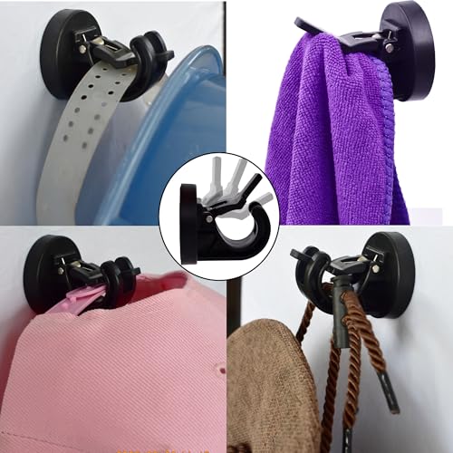 Magnetic Curtain Rod Brackets - No-Drill Holders for Ferrous Surfaces (2 Pack)