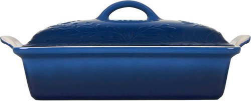 Le Creuset Heritage Covered Rectangular Casserole - 4 Qt. Olive Branch Stoneware in Marseille