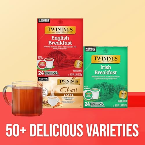 Twinings English Breakfast Black Tea K-Cups 24 Count