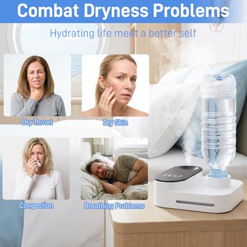 Portable Water Bottle Humidifier for Travel & Office