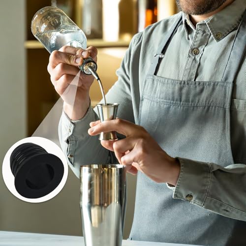 12 Pack Liquor Pour Spouts for Large-Neck Bottles, Suitable for Olive Oil & Spirits