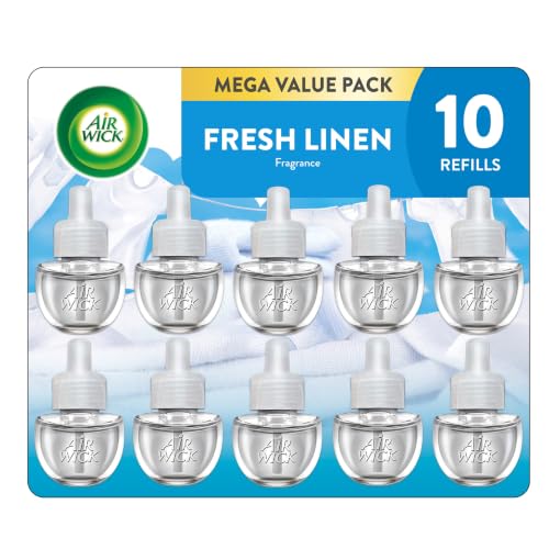 Plug-In Scented Oil Refills 10-Pack - Fresh Linen Air Freshener