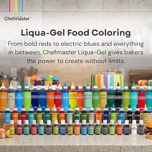 Royal Blue Gel Food Coloring - Professional-Grade Concentrated Dye, 2.3 oz