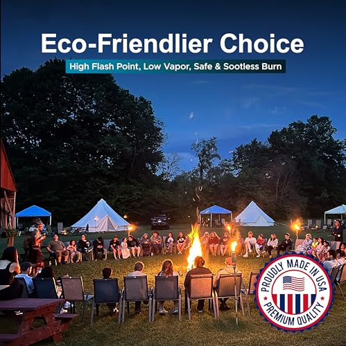 Smokeless & Odorless Lamp Oil - 32 oz Clear Paraffin Fuel for Lanterns