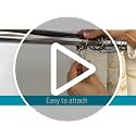 46-Inch Iron Curtain Pull Wand - Heavy Duty Drapery Rod, 4 Pack