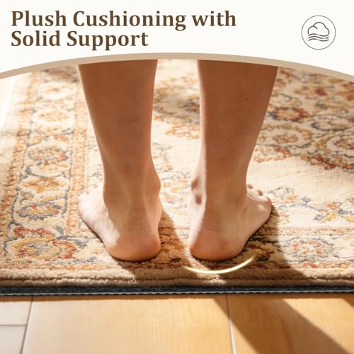8x10 Ft Non-Slip Rug Pad, Dual Surface Felt & Rubber Gripper for Hardwood