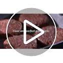 Nonstick Square Grill Pan for Stove Tops - 9.5 Inch Induction Skillet
