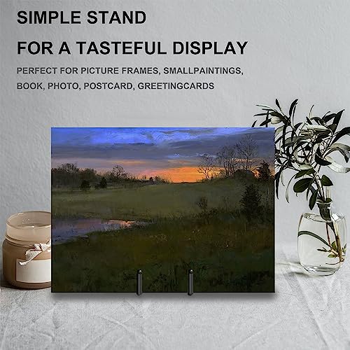 6-Inch Metal Plate Display Stand – 5 Pack Decorative Easel for Plates