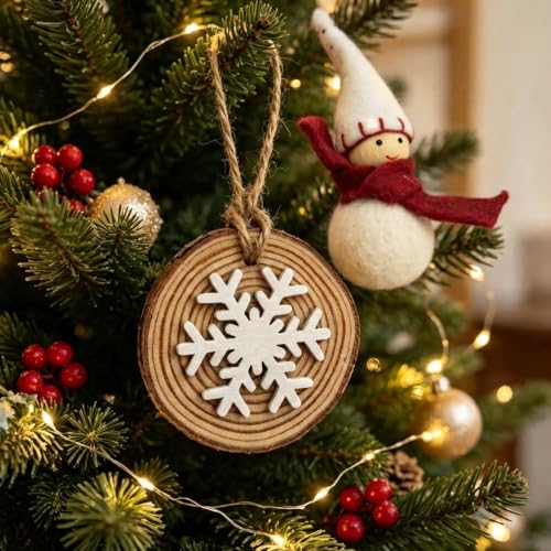Christmas Mystery Gift Box with 6 Handmade Ornaments & Surprises