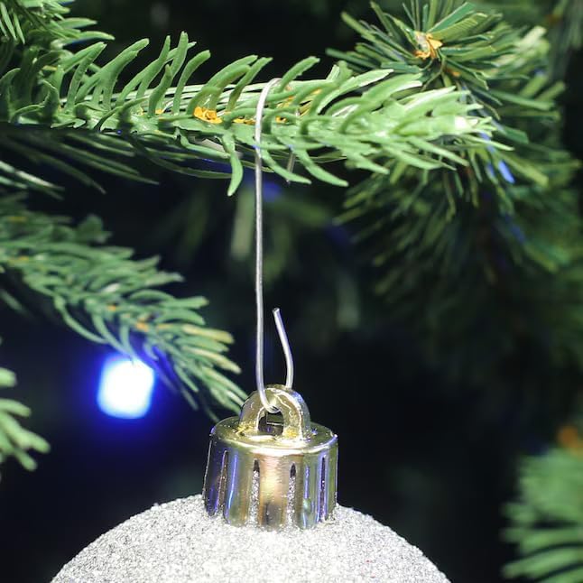 Silver Wire Christmas Ornament Hooks Pack of 300 - Jumbo & Regular Sizes