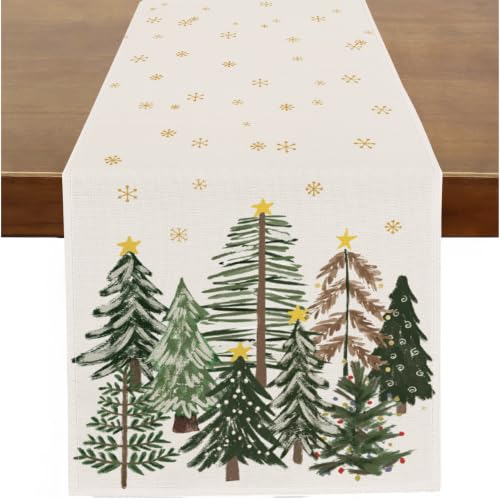 Xmas Trees 13x90 Inch Table Runner – Baccessor Holiday Home Decor