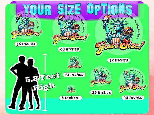 Custom Full Color Window Decal | Personalized Logo Cling XXL