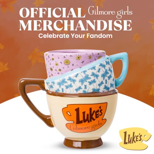 Stars Hollow Gilmore Girls Destination Locations 3D Sculpted Mug - 20oz Official Merchandise, Collectible Coffee Cup