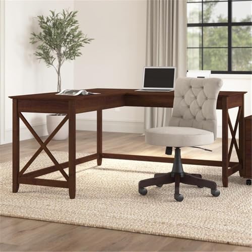 60W L-Shaped Corner Desk with Mobile File Cabinet and Desktop Organizers