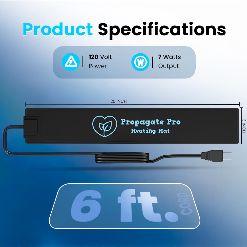 Wrap Around Kombucha Heater Belt | Propagate Pro Brewing and Fermentation Heat Mat Warmer | Keeps Your SCOBY Happy and Productive with Stickon Thermometer