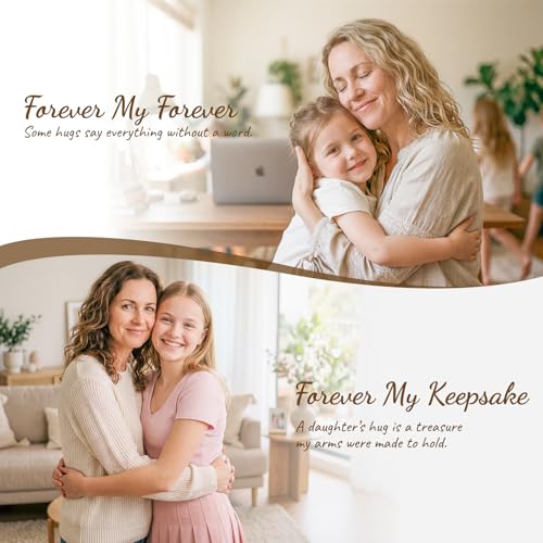 Mother Daughter Hugging Figurine - Heartfelt Gift for Mom from Daughter