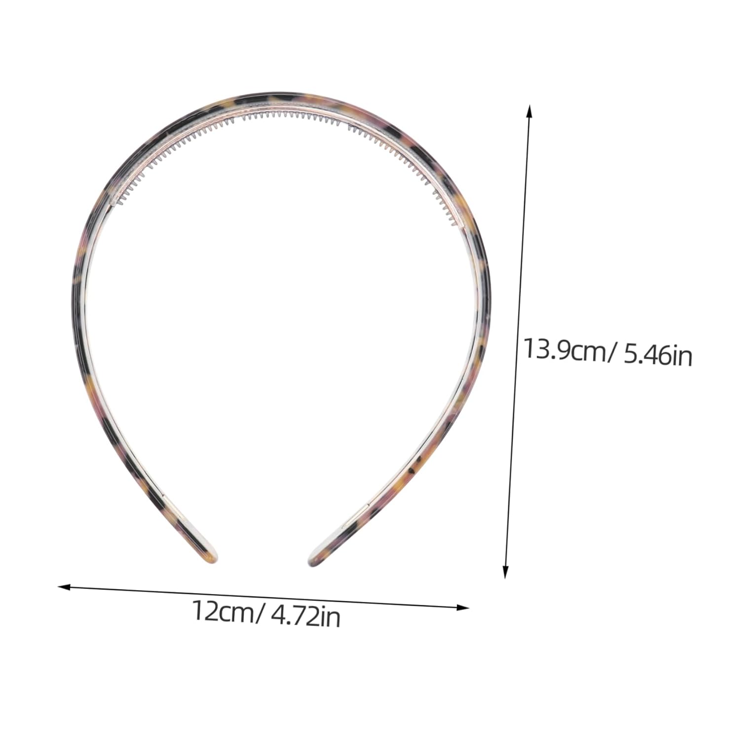 Uonlytech Non-Slip Hairband - Lightweight & Comfortable Headband for Women | Perfect for Face Washing & Daily Wear (5.47x4.72x0.59 In)