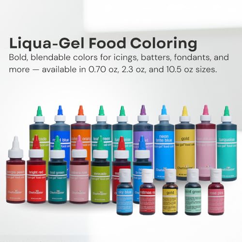 Royal Blue Gel Food Coloring - Professional-Grade Concentrated Dye, 2.3 oz