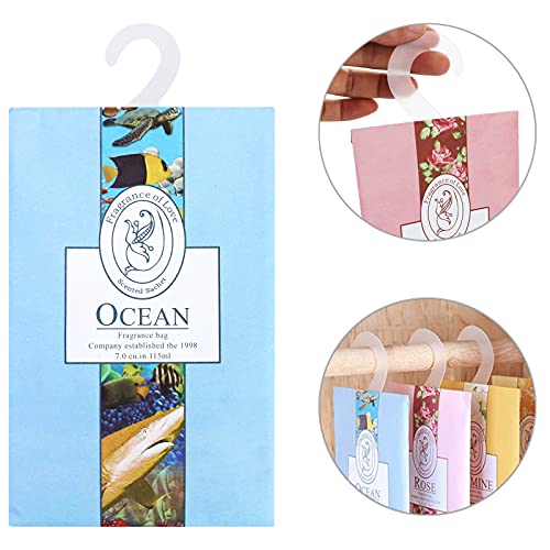 15-Pack Hanging Closet Sachets, Long-Lasting Scented Air Freshener Bags