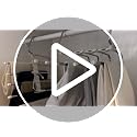 Space Saving Pants Hangers 2 Pack Metal Closet Organizer for Jeans