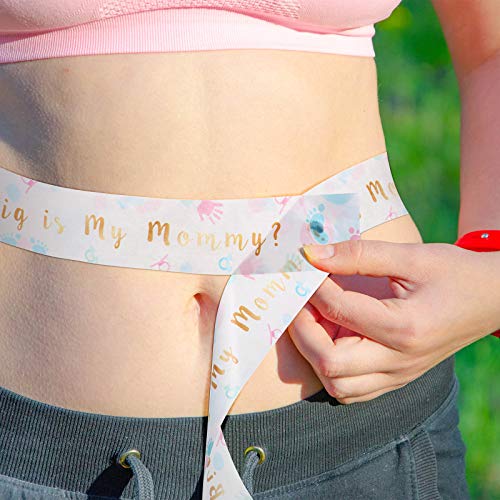 Baby Shower Measuring Tape Set - 2 Rolls for Tummy & Growth Tracking