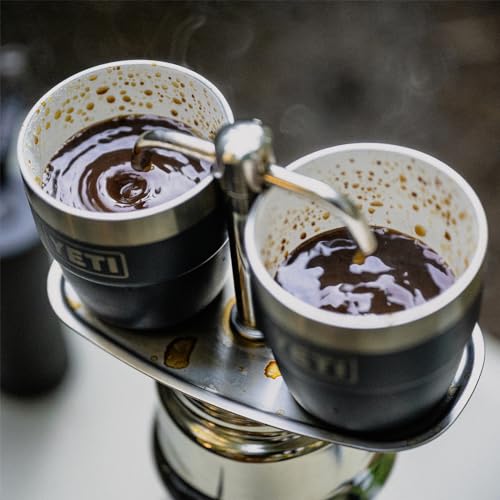 YETI Navy 4 oz Stackable Stainless Steel Espresso Cups - Vacuum Insulated, DuraSip Ceramic Lined, 2 Pack