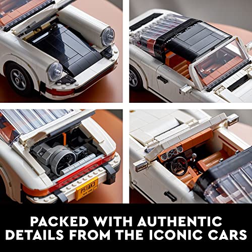 2-in-1 Classic Sports Car Model Building Kit for Adults, 1458 Pieces