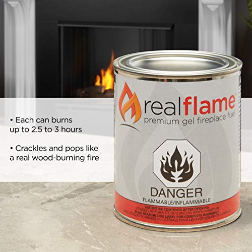 Gel Fuel Cans 13 Oz 24-Pack Isopropyl Alcohol for Fireplaces