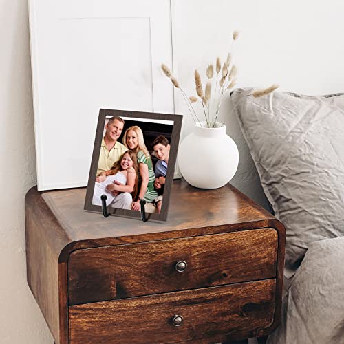 4.5-Inch Black Metal Display Stands for Plates, Photos, and Books (4-Pack)