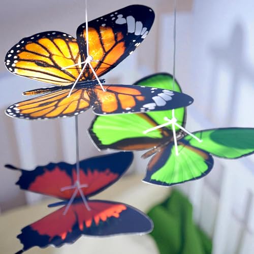 Handmade Butterfly Baby Mobile - Montessori Hanging Nursery Decor