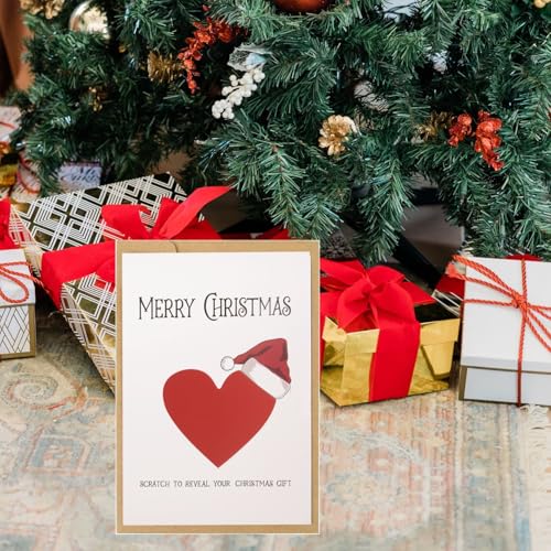 CJ&M Personalised Christmas Scratch Card Reveal – Interactive Gift Card