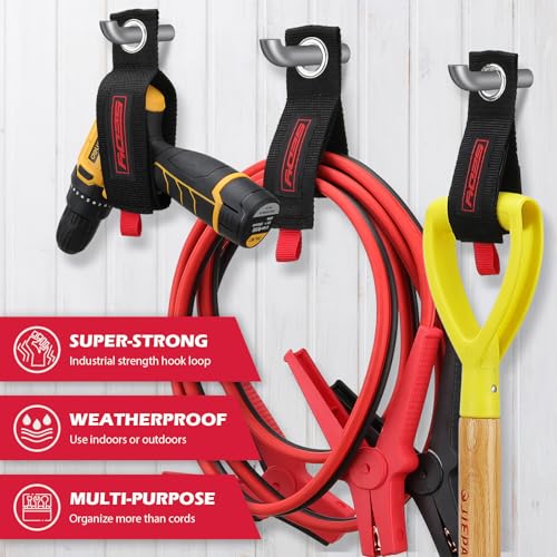 20-Piece Heavy Duty Garage Storage Hooks Set with Cord Organizer