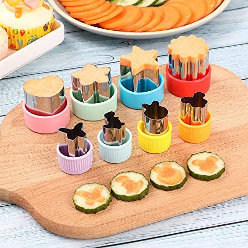 Elfkitwang Sandwich Cookie Cutters Set,