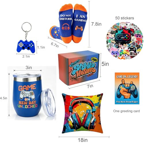 Dreamgirnh 6-Piece Gamer Gift Set for Teens Boys Game Gift Variation: Game Gift