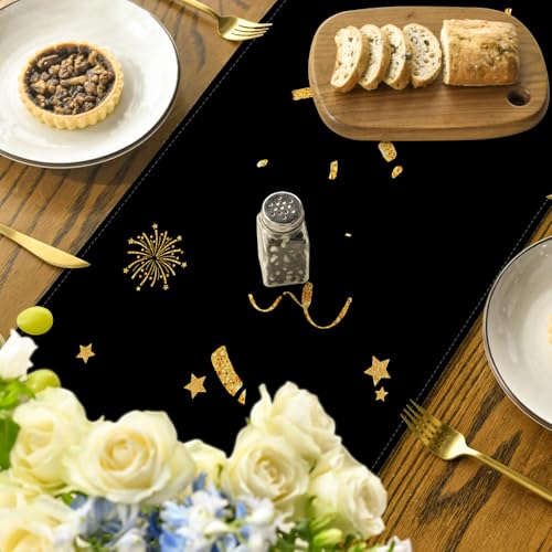 Artoid Mode Gold Wheat Tassel Diploma Cap Graduation Table Runner 13x72 in