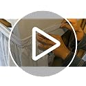 Twin XL Wrap Around Bed Skirt - 42 Inch Drop Elastic Dust Ruffle (White)