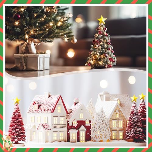 Leinuosen 120-Pack Mini Gold Star Tree Toppers 2cm garantir Holiday Craft Decor