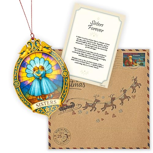 DuduCraft Sister Friendship Ornament – Bestie Xmas Decoration Gift, 2026 Edition