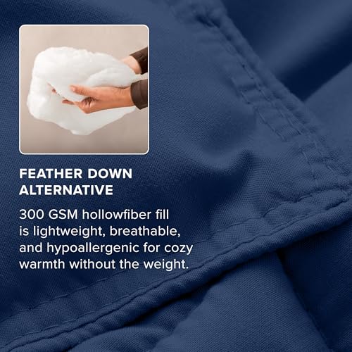 Bare Home Down Alternative Duvet Insert Comforter - Twin/Twin XL, Dark Blue