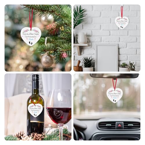 Pregnancy Announcement Christmas Ornament for Aunt - New Auntie Gift