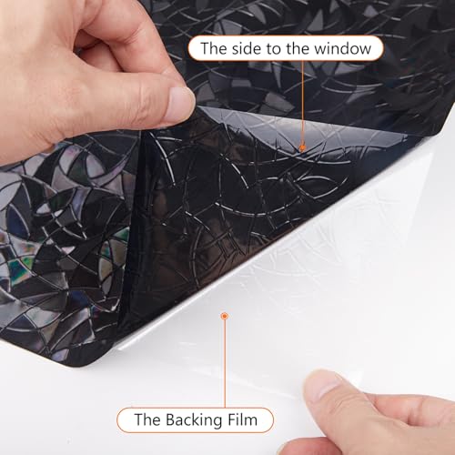 Blackout Window Privacy Film with Installation Kit - 17.5" x 78.7"