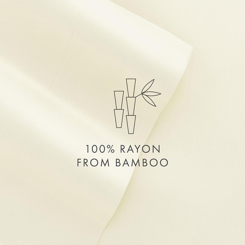 Linen Market - King Sheets - Cooling Bed Sheets Set - Deep Pocket Up to 16" - Breathable & Soft Bed Sheets & Pillowcases - Hotel Luxury Silky Soft - King Size Bed Sheets Set - 4 Piece, Ivory