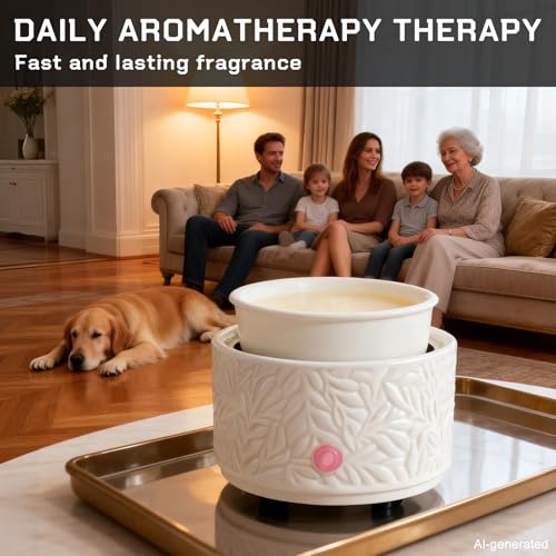 3-in-1 Electric Ceramic Wax Warmer - Flameless Wax Melt & Oil Burner