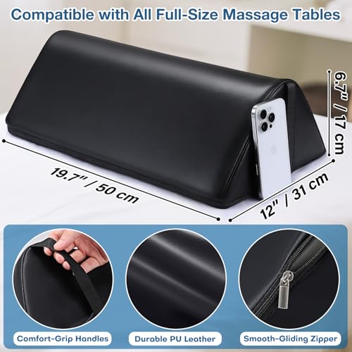 Ergonomic Knee Wedge Pillow for Legs - 20x12x7 Inch Pain Relief