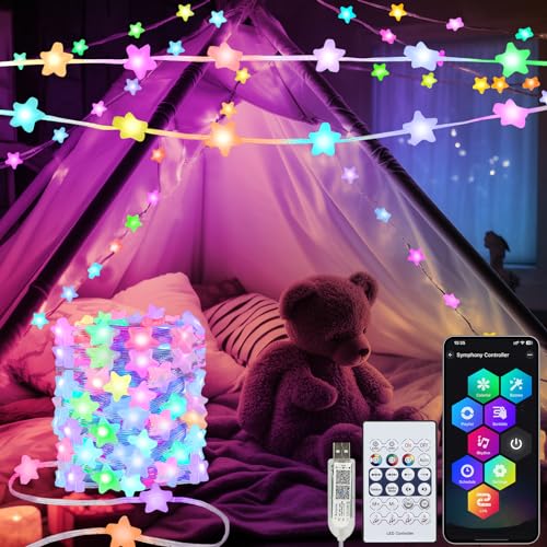 Smart Star Fairy Lights - 33ft 66 LED Color Changing String Lights