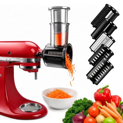 Vegetable Slicer and Shredder Attachment for Stand Mixers