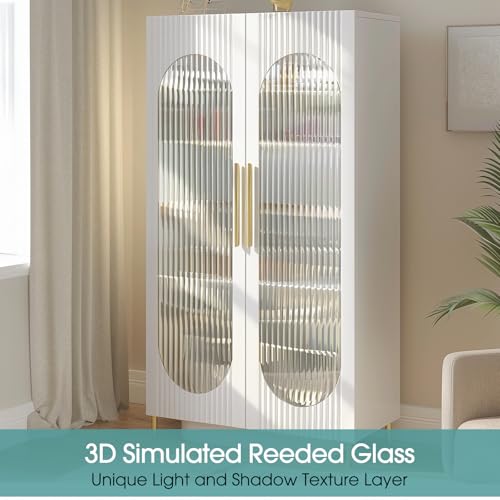 3D Fluted Glass Window Privacy Film | UV Blocking Adhesive, 17.5"x78.7"