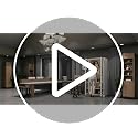 Black 71-Inch Glass Display Cabinet with Lock - SteeLoong Curio Cabinet