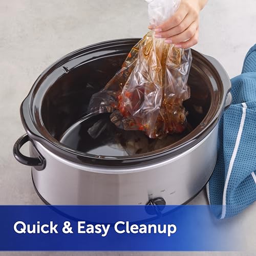 Slow Cooker Liners 20-Pack - Heat-Resistant Bags for 3-8 Qt Cookers